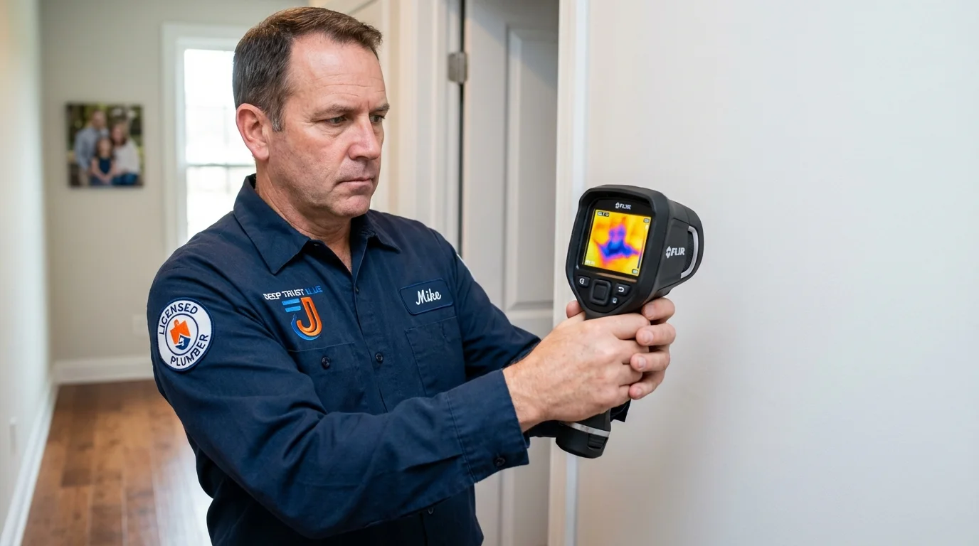 Thermal imaging leak detection by Johns Plumbing LLC in North Aurora